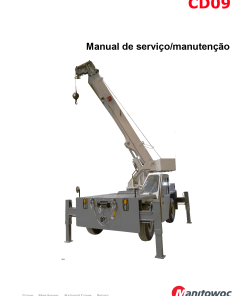 Grove GCD09, SCD09 Portuguese Workshop Repair Service Manual PDF Download