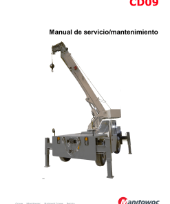 Grove GCD09, SCD09 Spanish Workshop Repair Service Manual PDF Download
