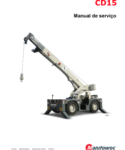 Grove GCD15, SCD15 Portuguese Workshop Repair Service Manual PDF Download