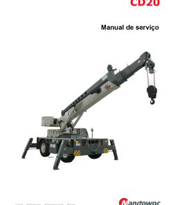 Grove GCD20, SCD20 Portuguese Workshop Repair Service Manual PDF Download