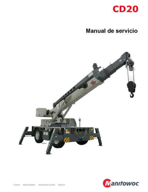 Grove GCD20, SCD20 Spanish Workshop Repair Service Manual PDF Download