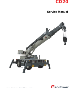 Grove GCD20, SCD20 Workshop Repair Service Manual PDF Download