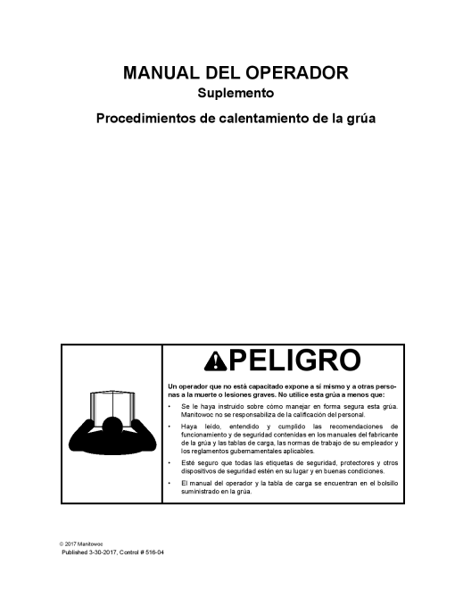 Grove GCD25, SCD25 Spanish Operators and Maintenance Manual PDF Download