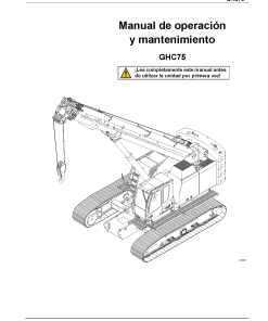 Grove GHC75 Spanish Operators and Maintenance Manual PDF Download