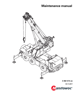 Grove GMK3060 Workshop Repair Service Manual PDF Download