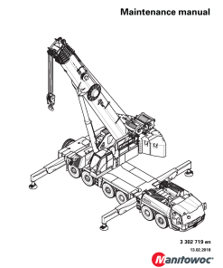Grove GMK6300L-1 Workshop Repair Service Manual PDF Download