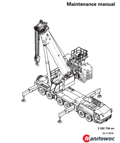 Grove GMK6400 Workshop Repair Service Manual PDF Download