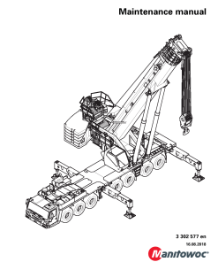 Grove GMK7450 Workshop Repair Service Manual PDF Download