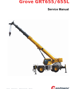 Grove GRT655 Workshop Repair Service Manual PDF Download