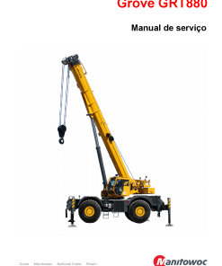 Grove GRT880 Portuguese Workshop Repair Service Manual PDF Download