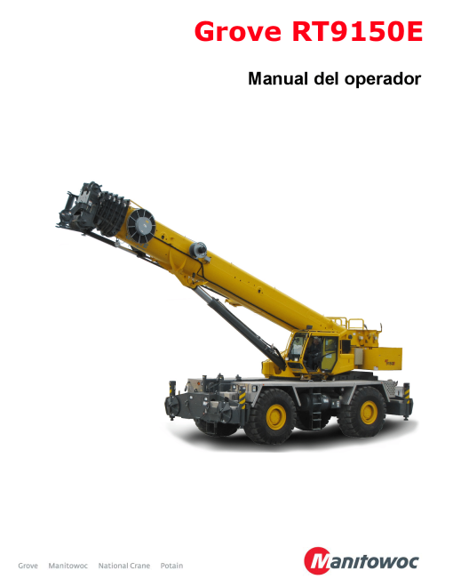 Grove RT9150E Spanish Operators and Maintenance Manual PDF Download