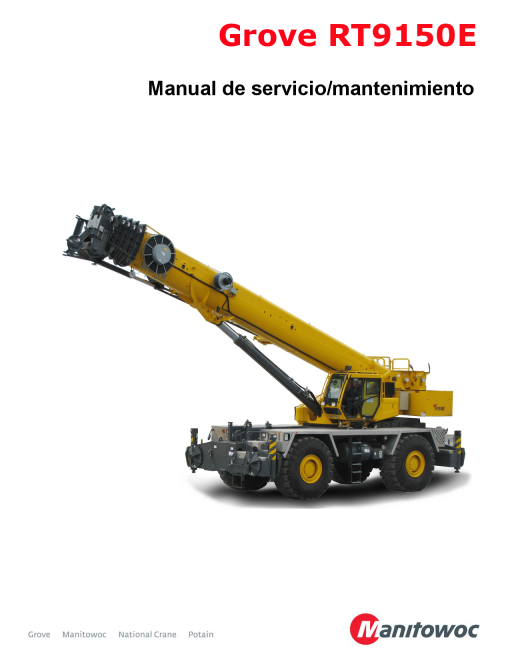 Grove RT9150E Spanish Workshop Repair Service Manual PDF Download