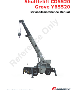 Grove YB5520-CD5520 Workshop Repair Service Manual PDF Download