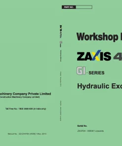 Hitachi ZX470H Workshop Manual PDF download