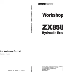 Hitachi ZX85USB-5A Workshop manual PDF download
