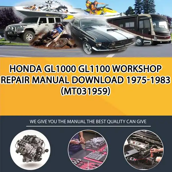 Honda Gl1000 Gl1100 Workshop Repair Manual Download 1975-1983 (MT031959)