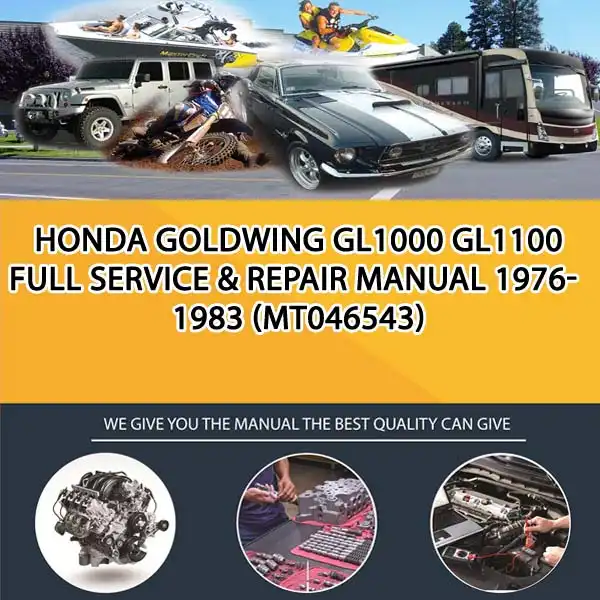 Honda Goldwing Gl1000 Gl1100 Full Service & Repair Manual 1976-1983 (MT046543)