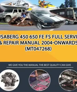 Husaberg 450 650 Fe Fs Full Service & Repair Manual 2004-Onwards (MT047268)