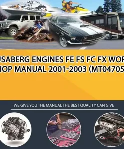 Husaberg Engines Fe Fs Fc Fx Workshop Manual 2001-2003 (MT047050)
