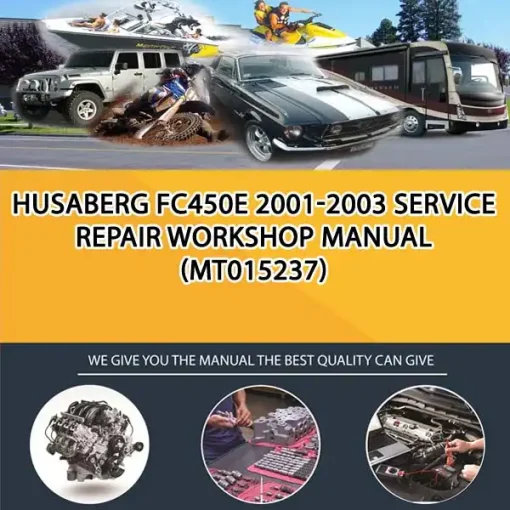 Husaberg Fc450E 2001-2003 Service Repair Workshop Manual (MT015237)