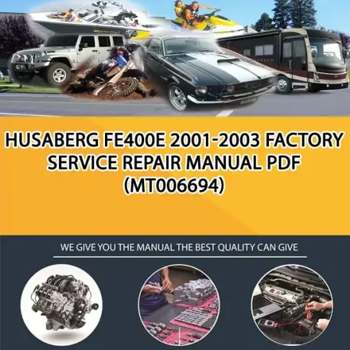 Husaberg Fe400E 2001-2003 Factory Service Repair Manual Pdf (MT006694)