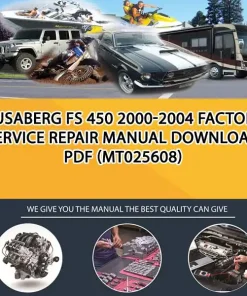 Husaberg Fs 450 2000-2004 Factory Service Repair Manual Download Pdf (MT025608)