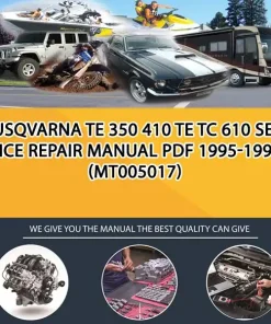 Husqvarna Te 350 410 Te Tc 610 Service Repair Manual Pdf 1995-1996 (MT005017)