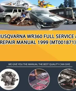 Husqvarna Wr360 Full Service & Repair Manual 1999 (MT001871)