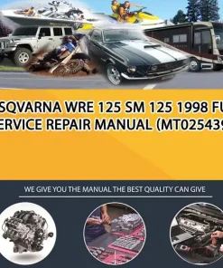Husqvarna Wre 125 Sm 125 1998 Full Service Repair Manual (MT025439)