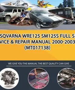 Husqvarna Wre125 Sm125S Full Service & Repair Manual 2000-2003 (MT017138)