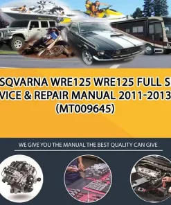 Husqvarna Wre125 Wre125 Full Service & Repair Manual 2011-2013 (MT009645)