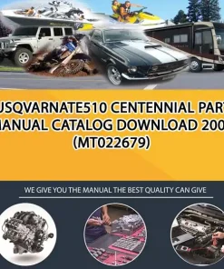 Husqvarnate510 Centennial Parts Manual Catalog Download 2004 (MT022679)