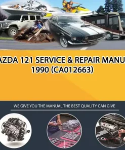 Mazda 121 Service & Repair Manual 1990 (CA012663)