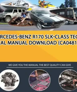 Mercedes-Benz R170 Slk-Class Technical Manual Download (CA048117)