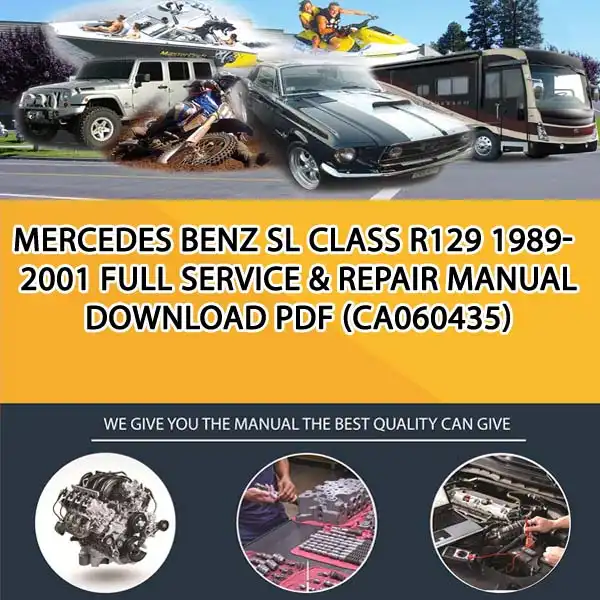 Mercedes Benz Sl Class R129 1989-2001 Full Service & Repair Manual Download Pdf (CA060435)