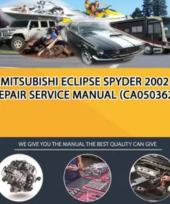 Mitsubishi Eclipse Spyder 2002 Repair Service Manual (CA050362)