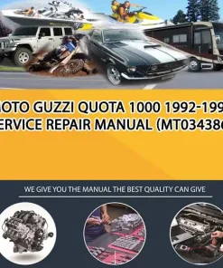 Moto Guzzi Quota 1000 1992-1997 Service Repair Manual (MT034386)