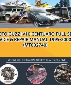 Moto Guzzi V10 Centuaro Full Service & Repair Manual 1995-2000 (MT002740)