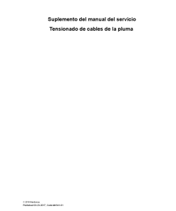 National Crane 900A Spanish Workshop Repair Service Manual PDF Download