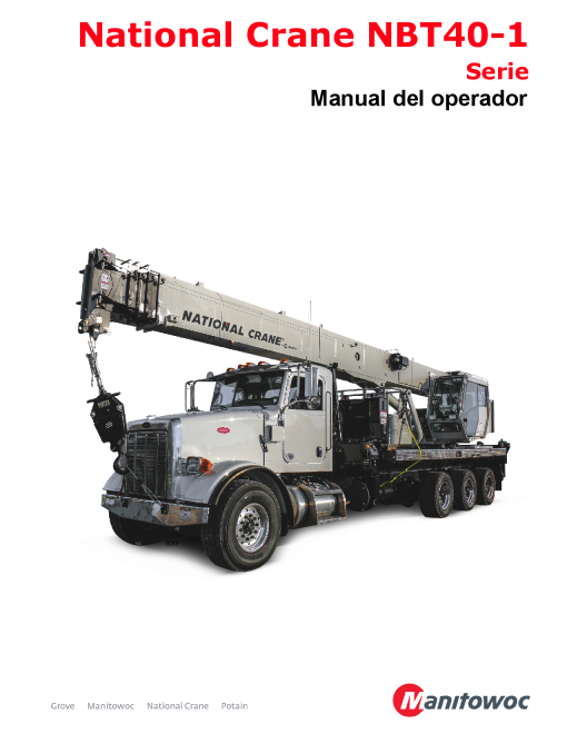 National Crane NBT40-1 Spanish Operators and Maintenance Manual PDF Download