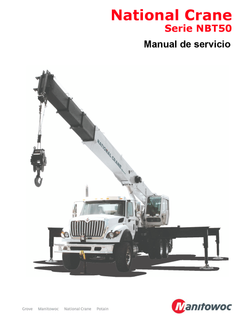 National Crane NBT50 Spanish Workshop Repair Service Manual PDF Download