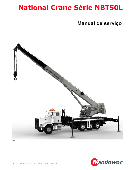 National Crane NBT50L Portuguese Workshop Repair Service Manual PDF Download