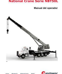 National Crane NBT50L Spanish Operators and Maintenance Manual PDF Download
