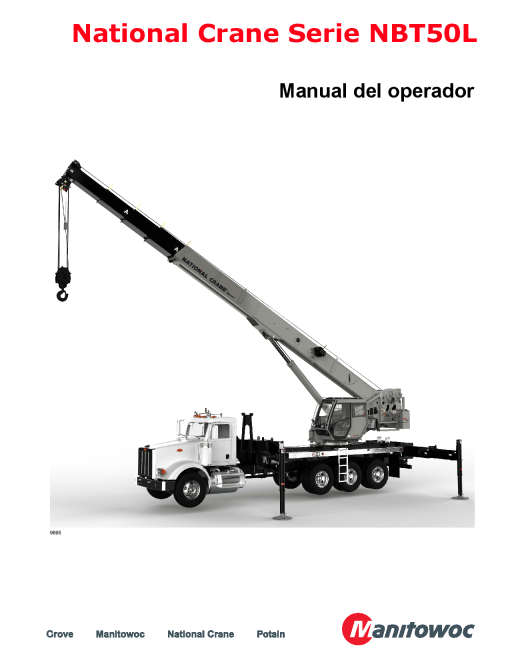 National Crane NBT50L Spanish Operators and Maintenance Manual PDF Download