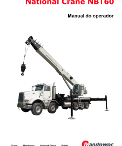 National Crane NBT60 Portuguese Operators and Maintenance Manual PDF Download