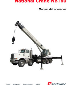 National Crane NBT60 Spanish Operators and Maintenance Manual PDF Download