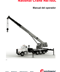 National Crane NBT60L Spanish Operators and Maintenance Manual PDF Download