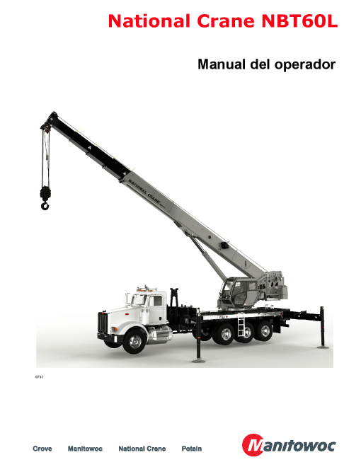 National Crane NBT60L Spanish Operators and Maintenance Manual PDF Download