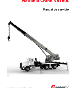 National Crane NBT60L Spanish Workshop Repair Service Manual PDF Download