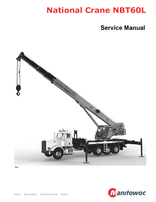 National Crane NBT60L Workshop Repair Service Manual PDF Download